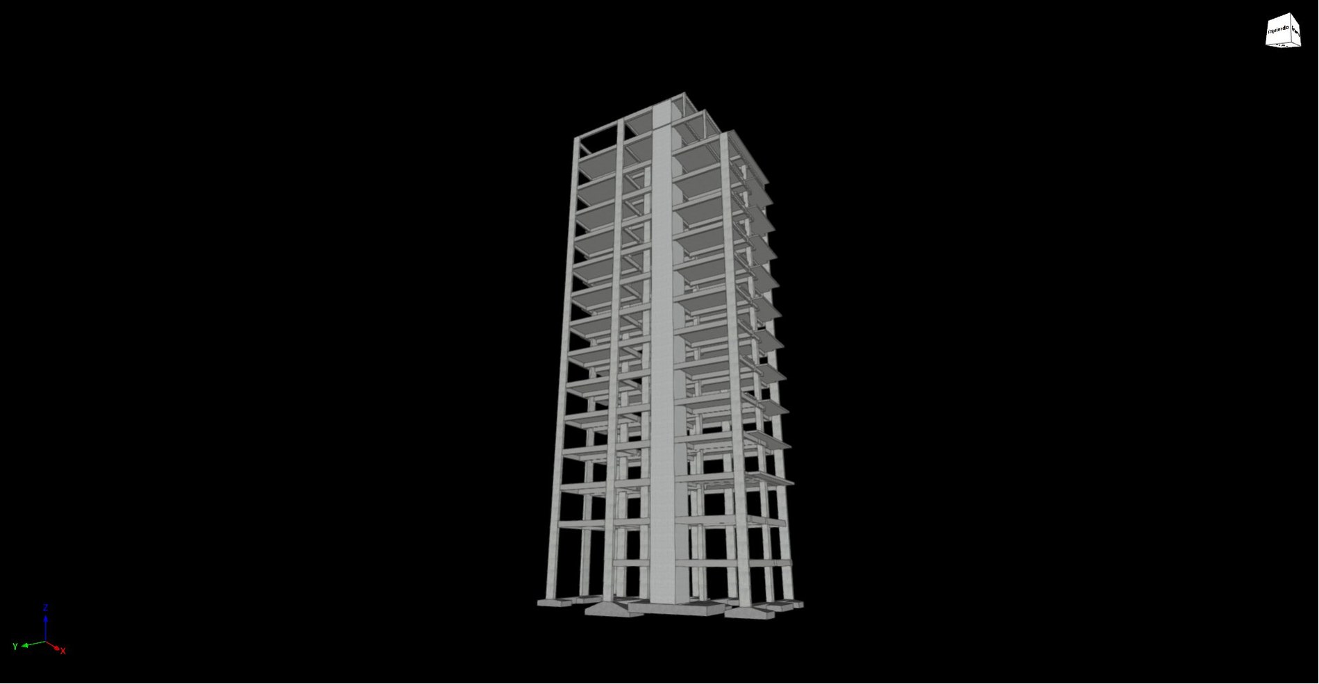 Modelo BIM de edificio en altura