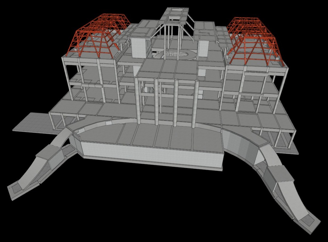 Modelo estructural de complejo Pride Canning