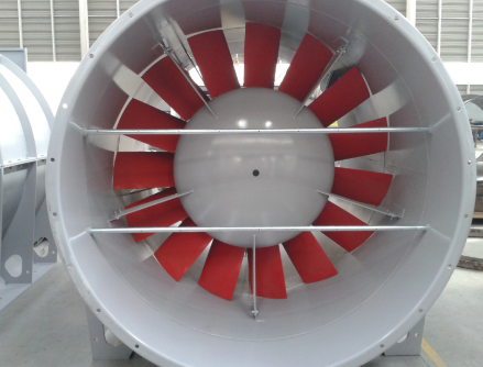 Jet fan o ventilador axial para sistema de ventilación de túnel